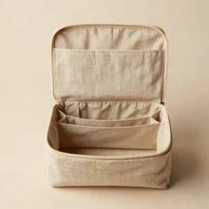 Linen Cable Organizer Pouch