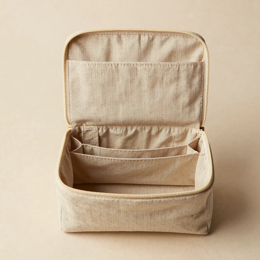 Linen Cable Organizer Pouch